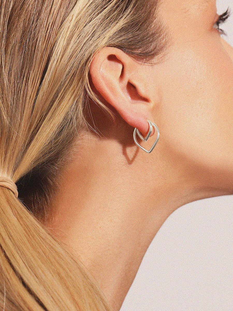 Small Silver Wonder Woman Huggies