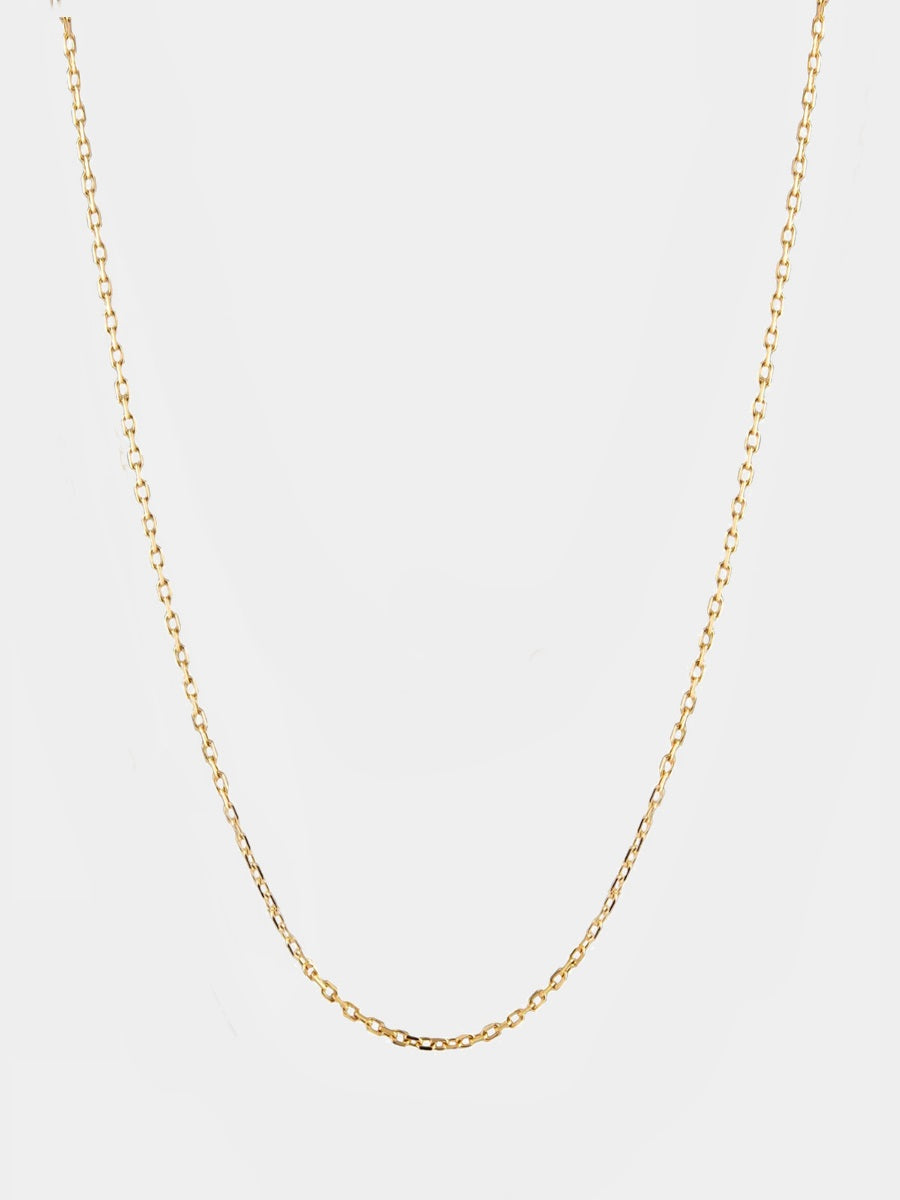 18k Gold Vermeil 18 Inch Fine Trace Chain