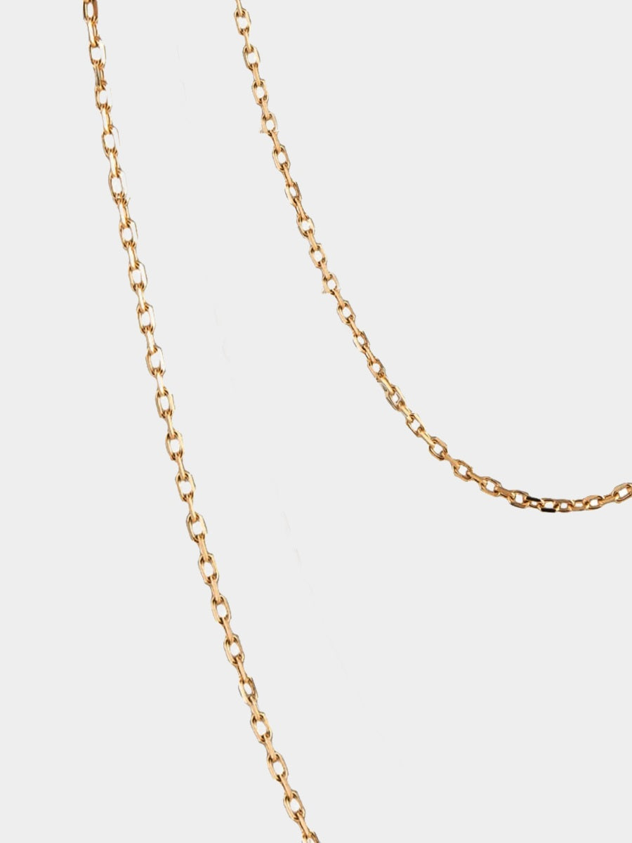 18k Gold Vermeil 18 Inch Fine Trace Chain