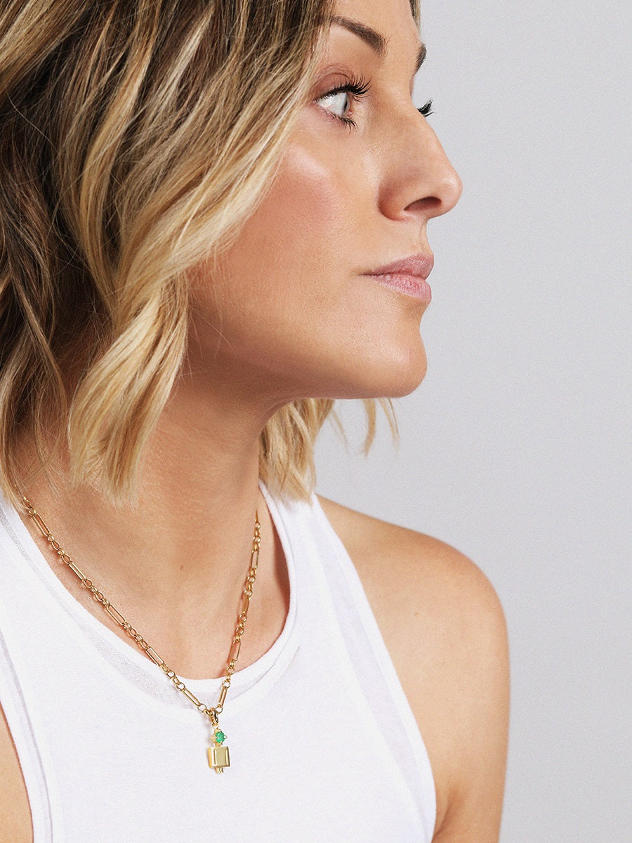 18k Gold Vermeil Figaro Necklace