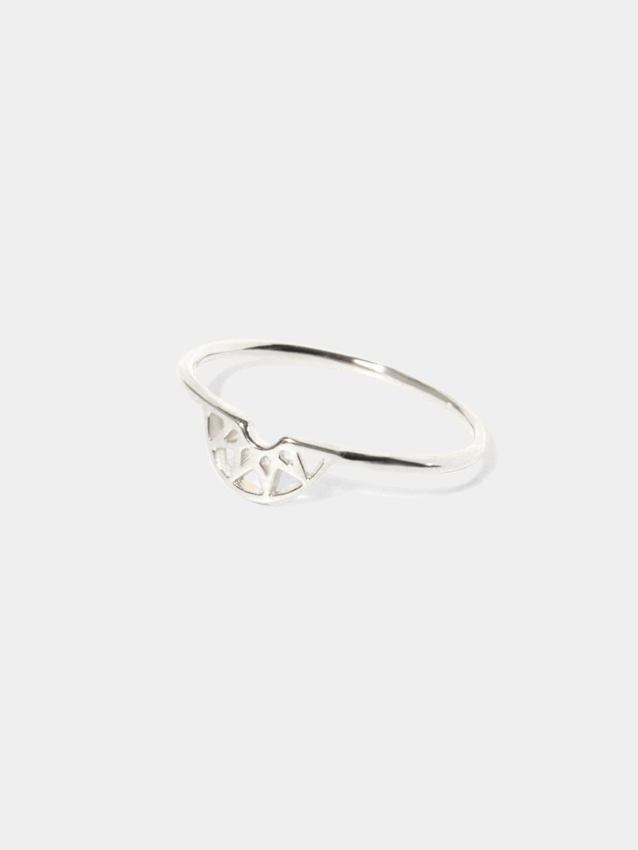 Sterling Silver Dreamcatcher Ring