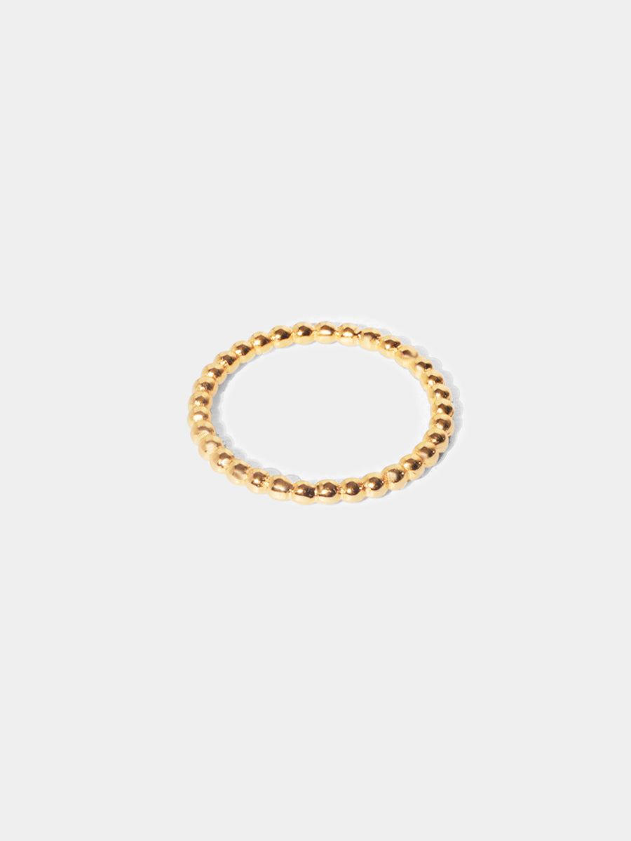 Gold Ball Eternity Ring