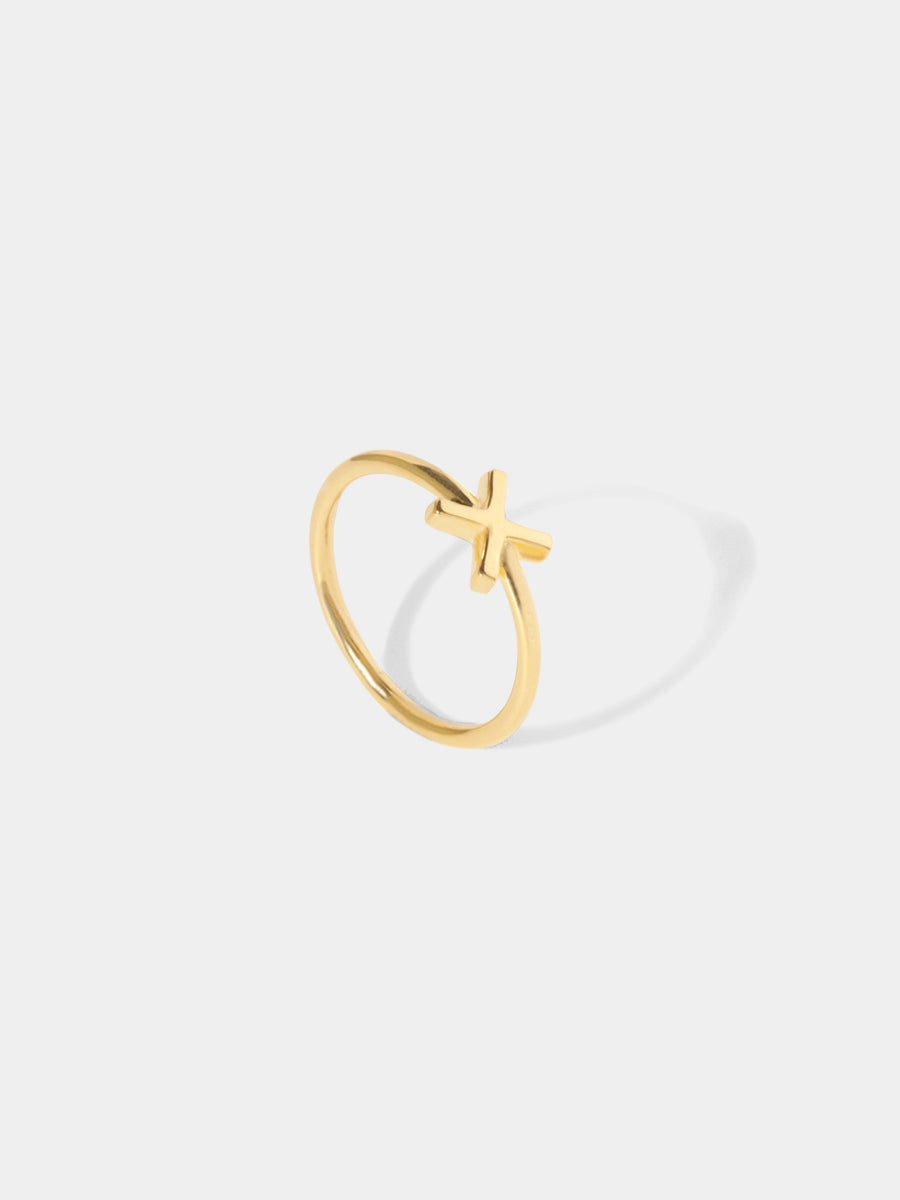 Gold Kiss Ring