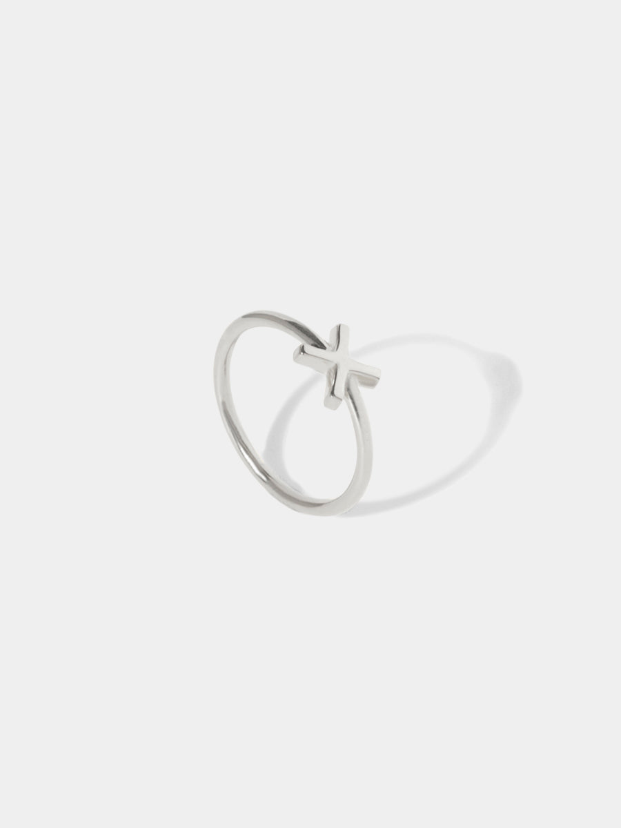 Sterling Silver Kiss Ring