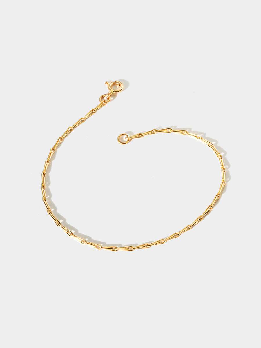 Hayseed Link Bracelet in 9 Karat Solid Gold