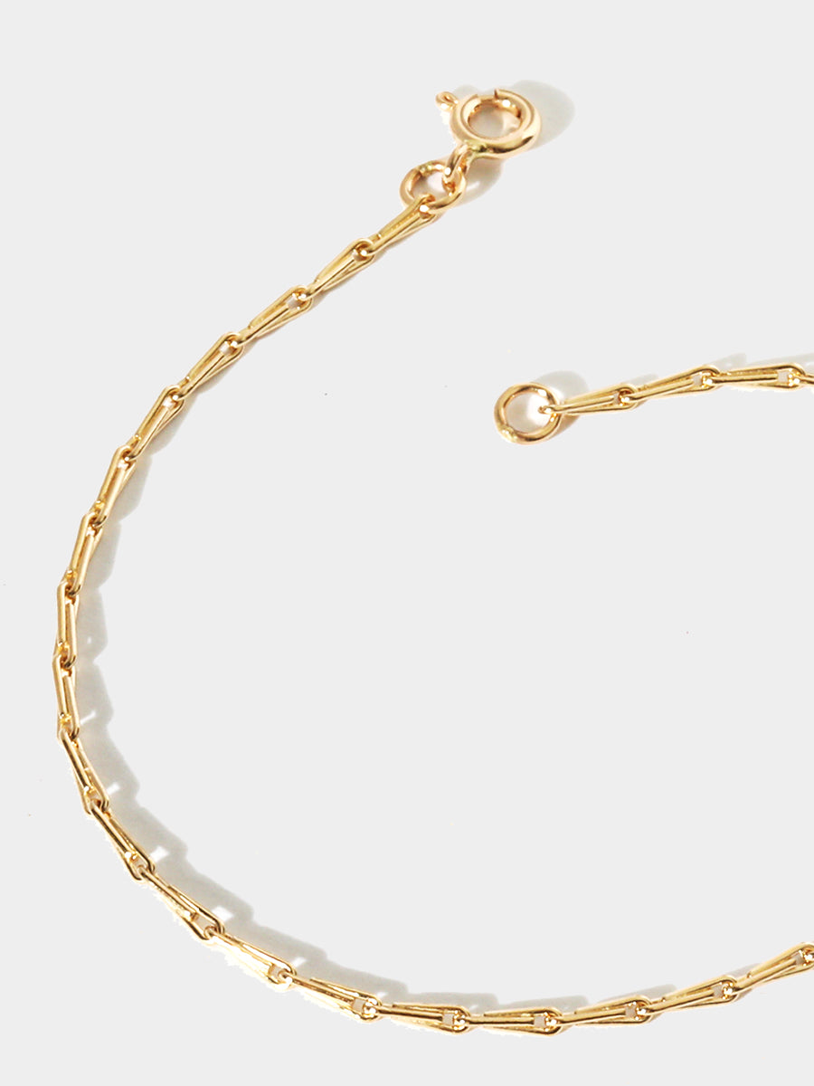Hayseed Link Bracelet in 9 Karat Solid Gold