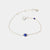 September Sterling Silver Birthstone Gemstone Bracelet Lapis Lazuli