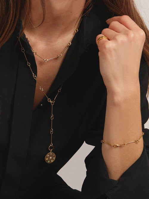 Collana/Bracciale con Ciondolo Flower of Life - YOGA SHOP
