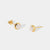 June 18k Gold Vermeil Birthstone Gemstone Stud Earrings Pearl