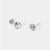 March Sterling Silver Birthstone Gemstone Stud Earrings Blue Topaz