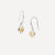 November Silver Birthstone Drop Earrings Citrine