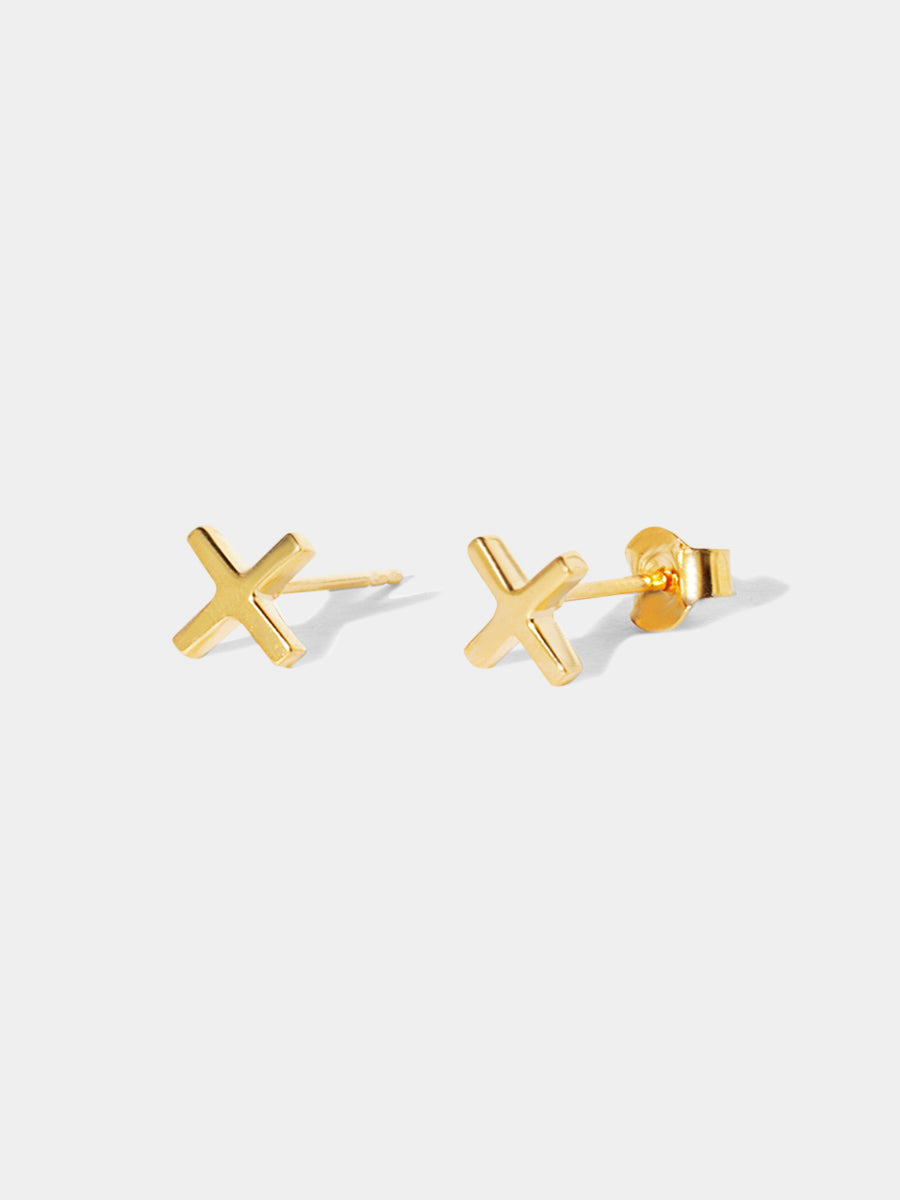 18k Gold Vermeil Kiss Earrings