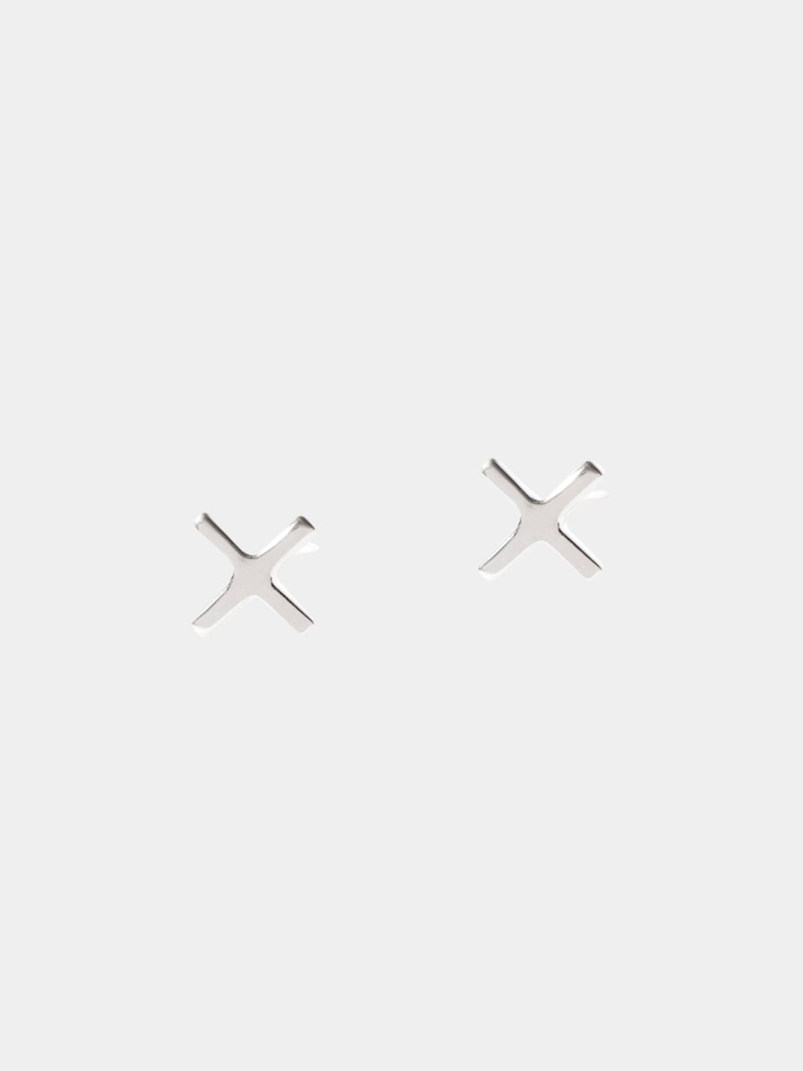 Sterling Silver Kiss Earrings