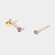 9 Karat Gold Amethyst February Birthstone Stud Earrings