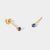9 Karat Gold Sapphire September Birthstone Stud Earrings