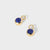 September Gold Lapis Lazuli Birthstone Gemstone Drops