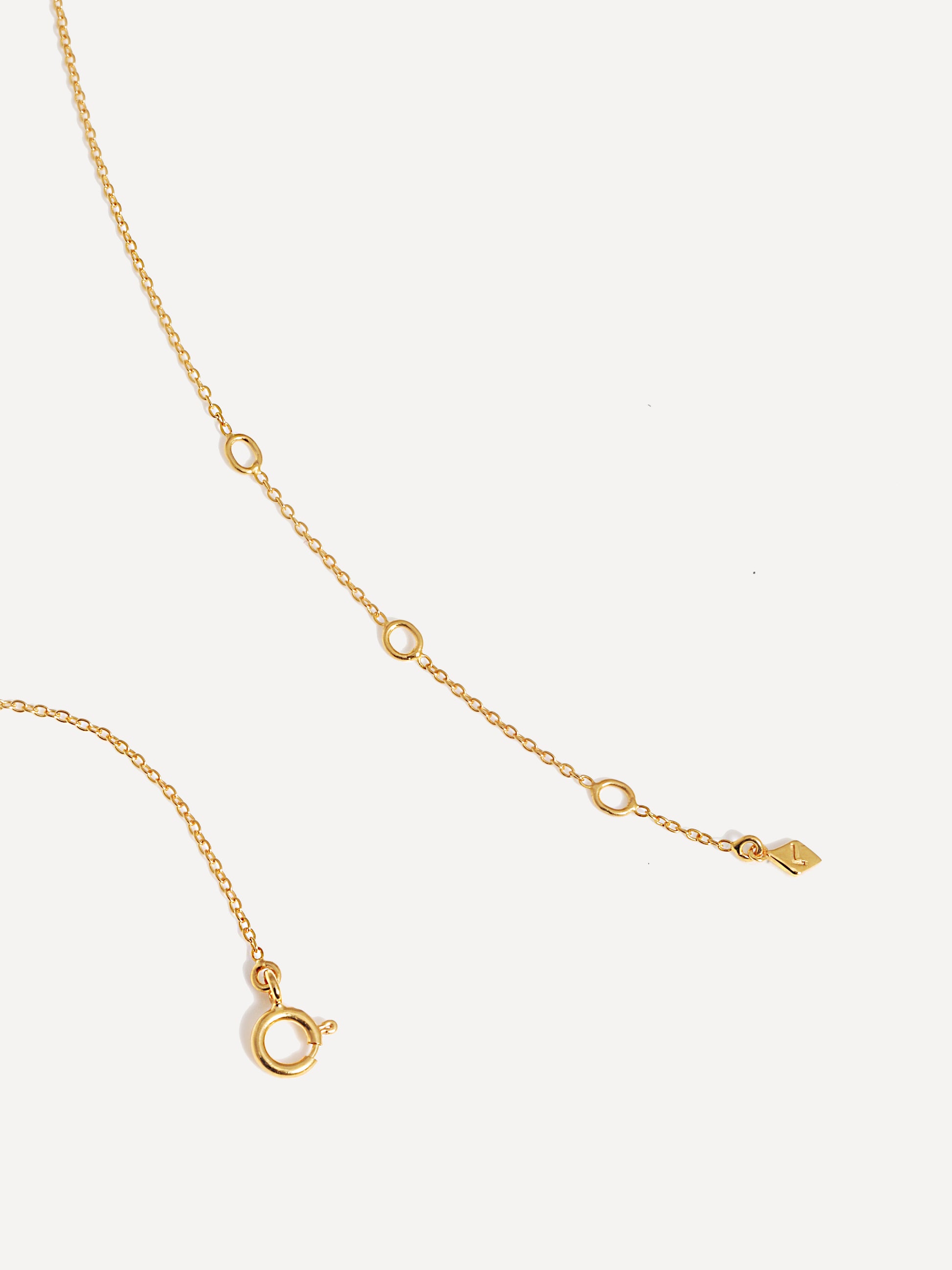 Gold Turquoise Gemstone 5 Drop Necklace