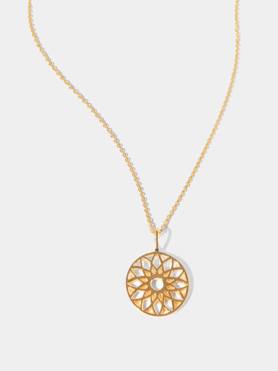18k Gold Vermeil Dreamcatcher Necklace