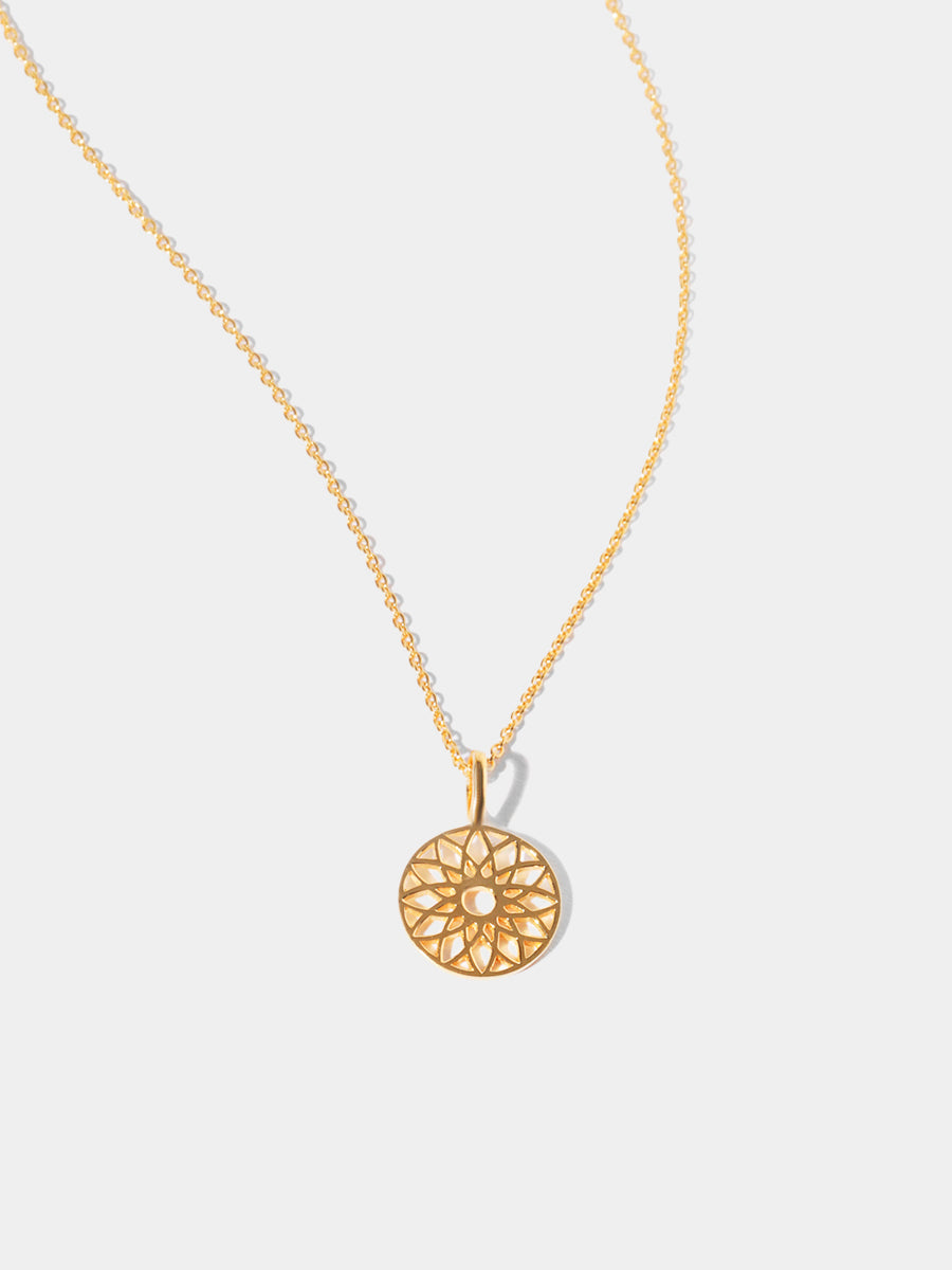 18k Gold Vermeil Dreamcatcher Necklace (Petite)
