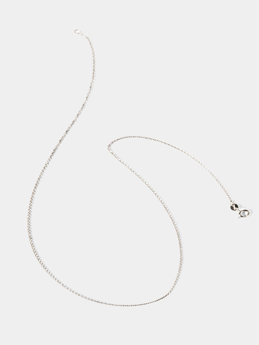 Strerling Silver 18 Inch Fine Trace Chain