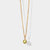 August 9K Gold Birthstone Gemstone Pendant Necklace Peridot