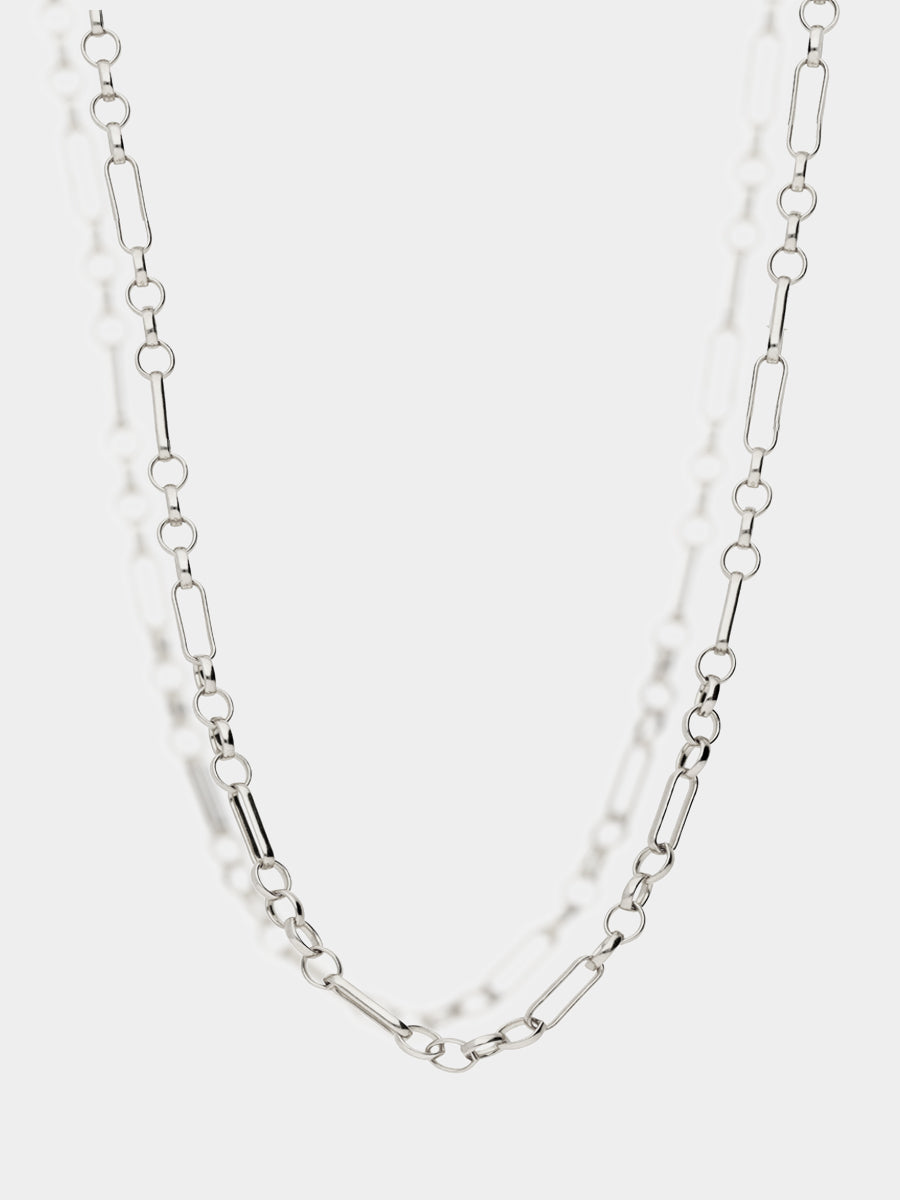 Sterling Silver Figaro Necklace