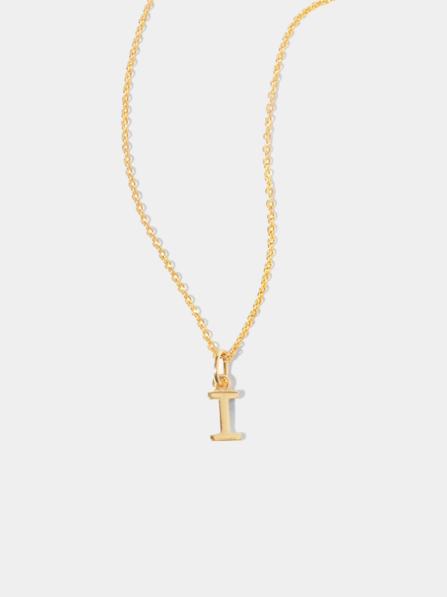18k Gold Vermeil Initial Necklace - Up to 3 Initials