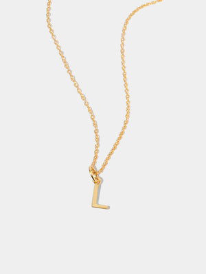 18k Gold Vermeil Initial Necklace - Up to 3 Initials