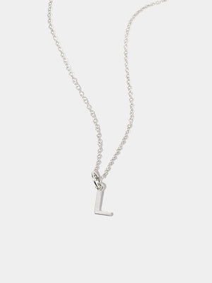 Sterling Silver Initial Necklace - Up to 3 Initials