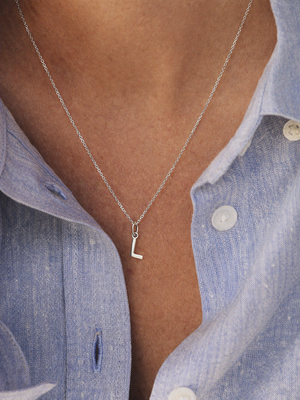 Sterling Silver Initial Charm