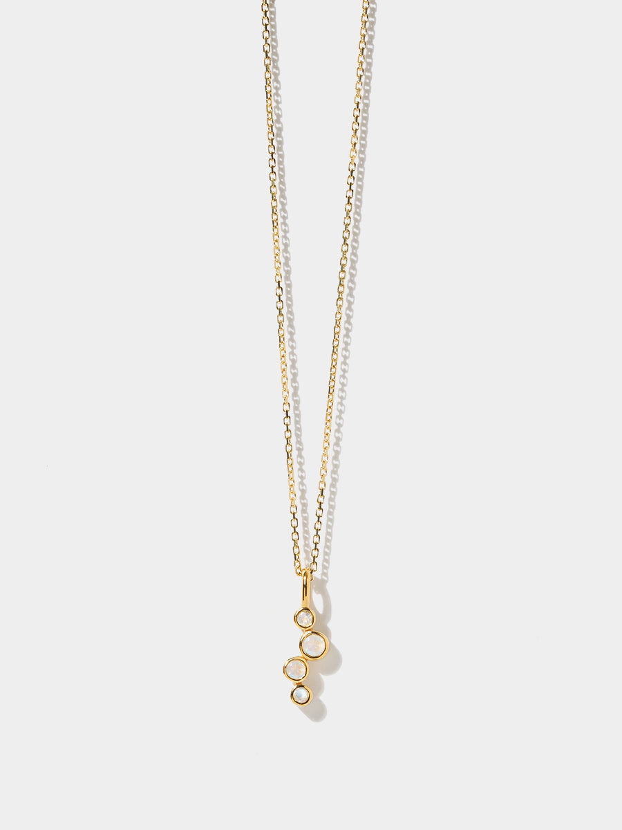 Stardust Gold Moonstone Necklace