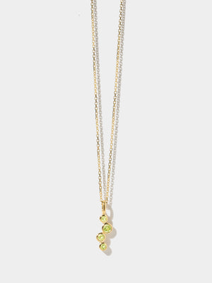 Stardust Gold Peridot Halskæde