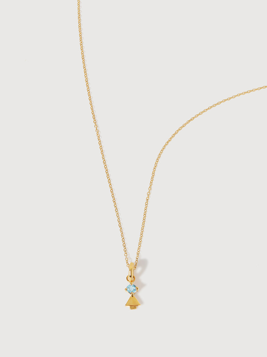 Birthstones Range 18K Gold Vermeil Daughter or Girl with Connector