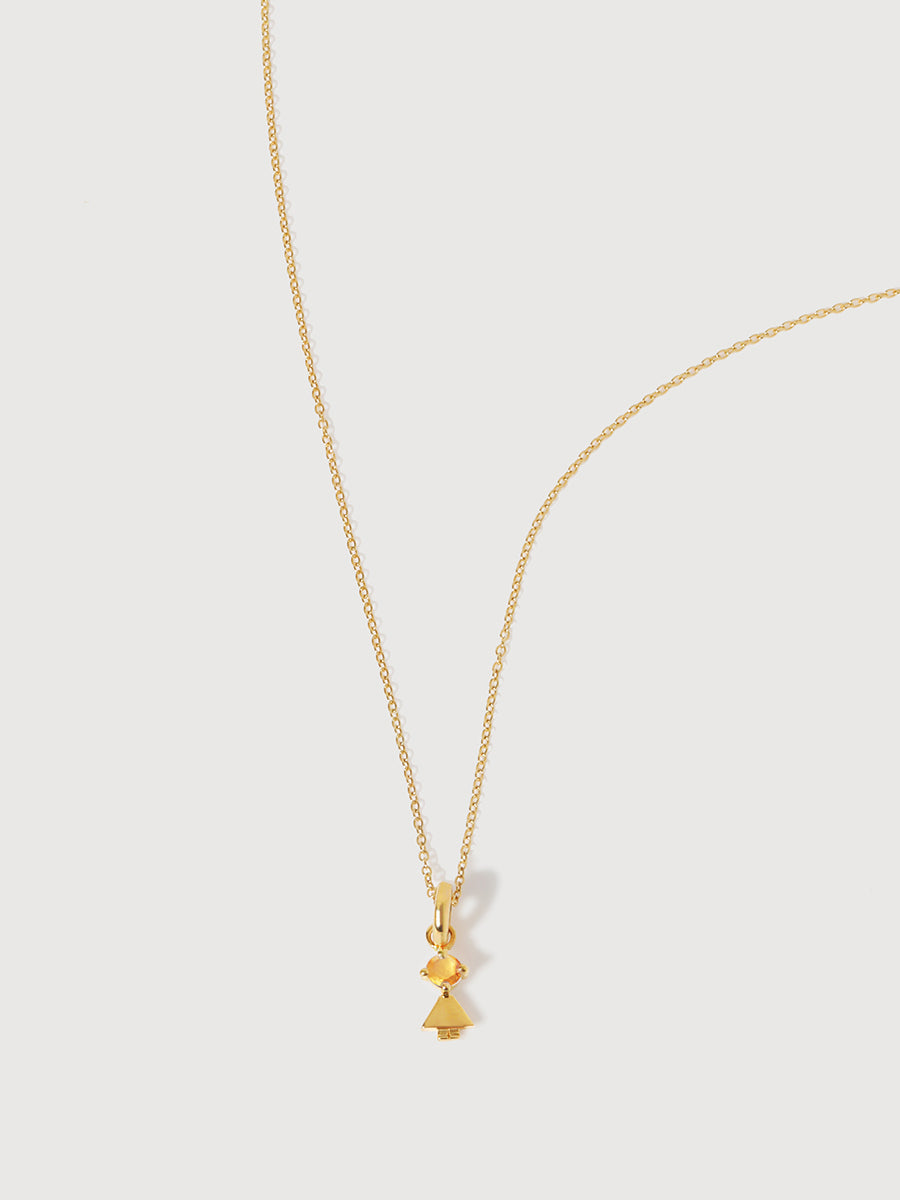 Birthstones Range 18K Gold Vermeil Daughter or Girl with Connector