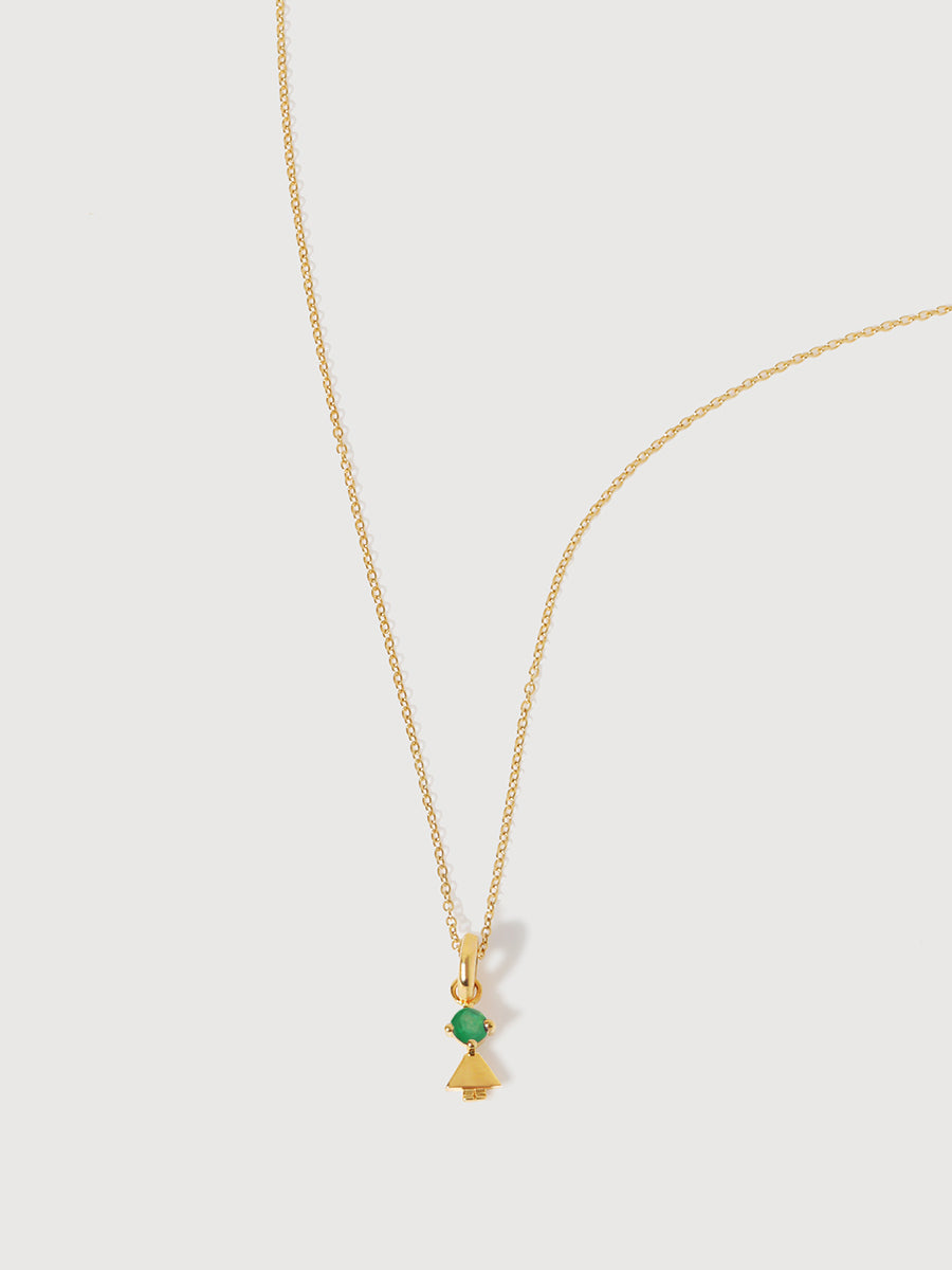 Birthstones Range 18K Gold Vermeil Daughter or Girl with Connector
