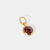 January 18k Gold Vermeil Birthstone Gemstone Pendant Garnet