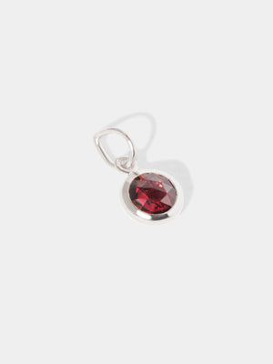 Sterling Silver Birthstone Gemstone Pendants