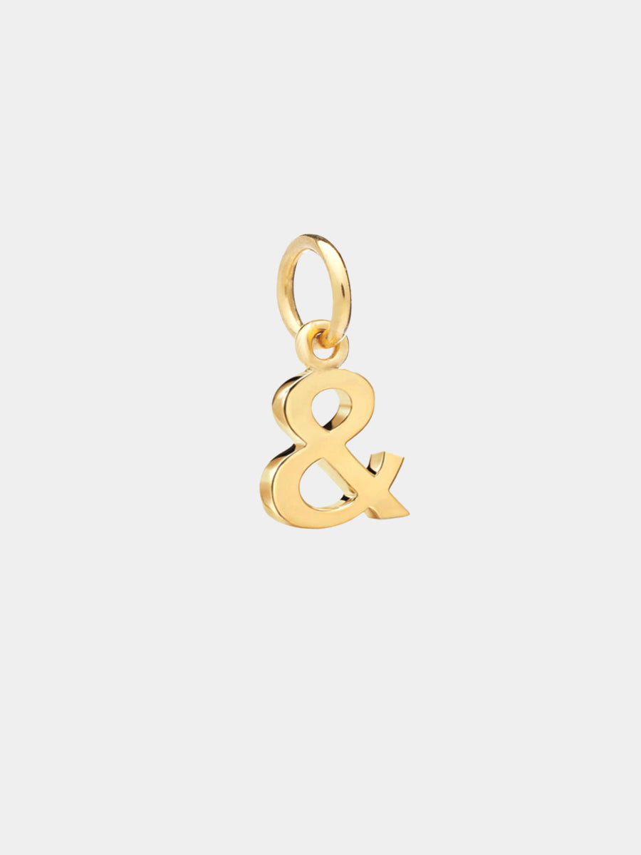 18k Gold Vermeil Initial Charm
