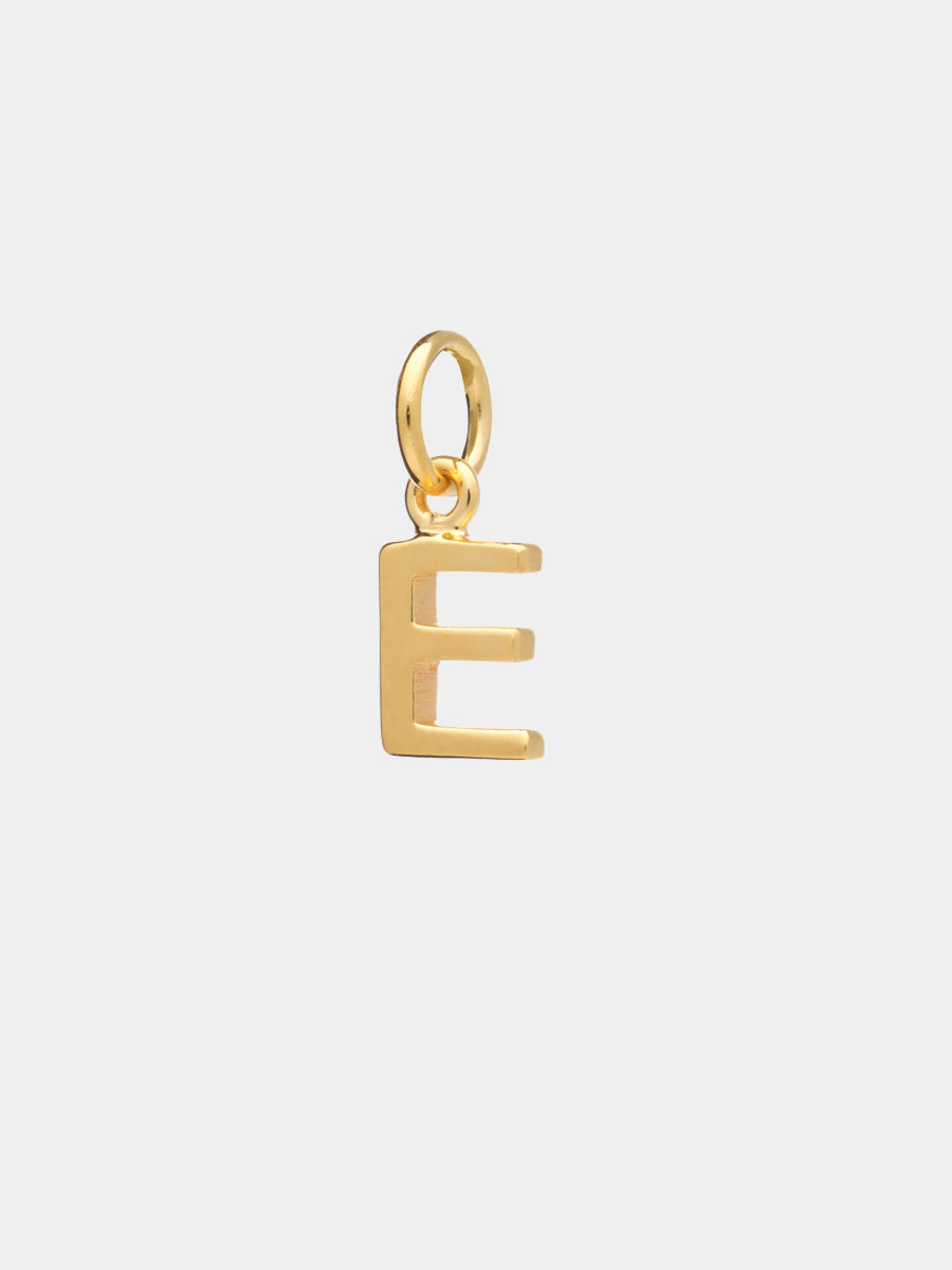 18k Gold Vermeil Initial Charm