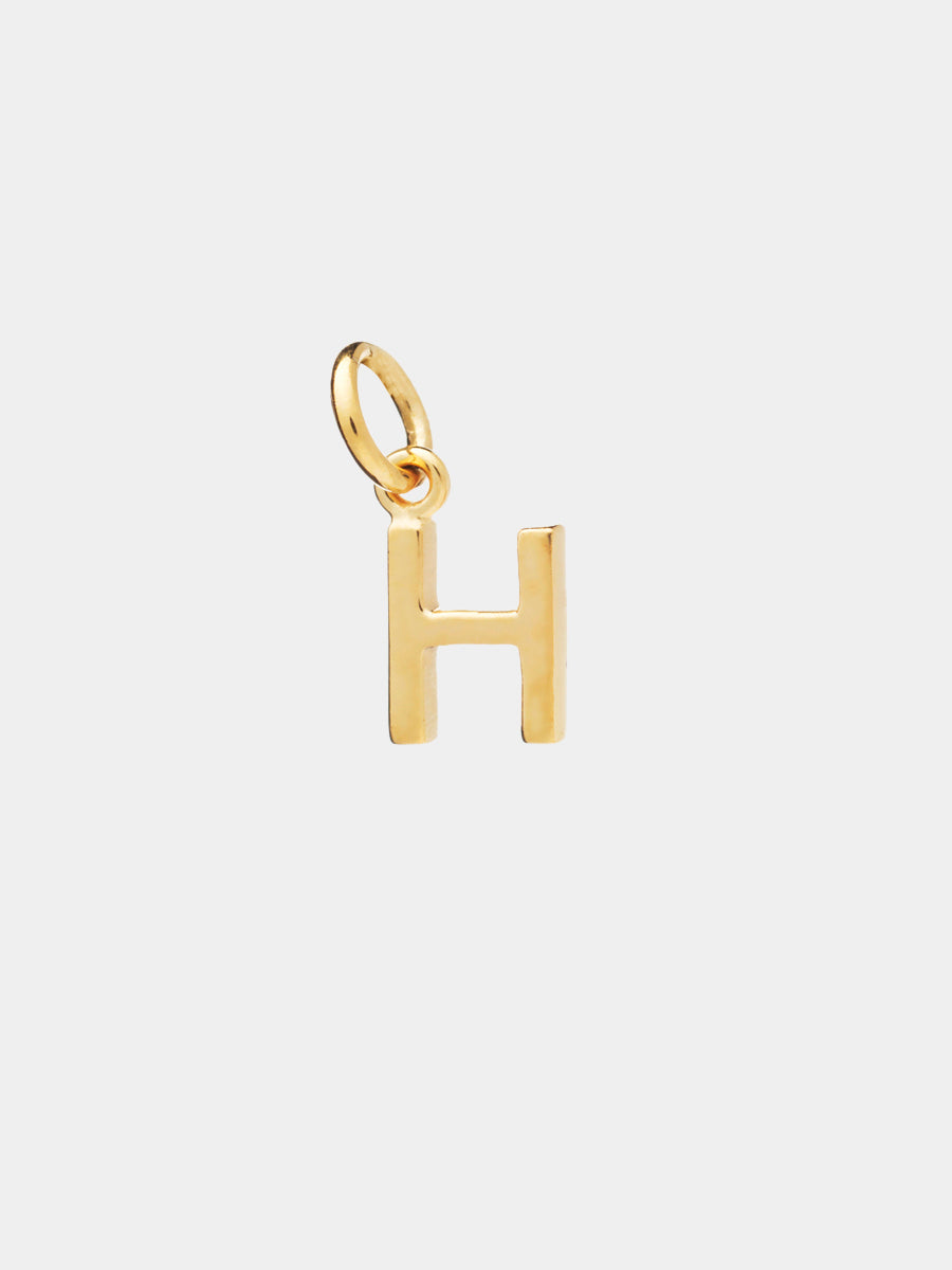 18k Gold Vermeil Initial Charm