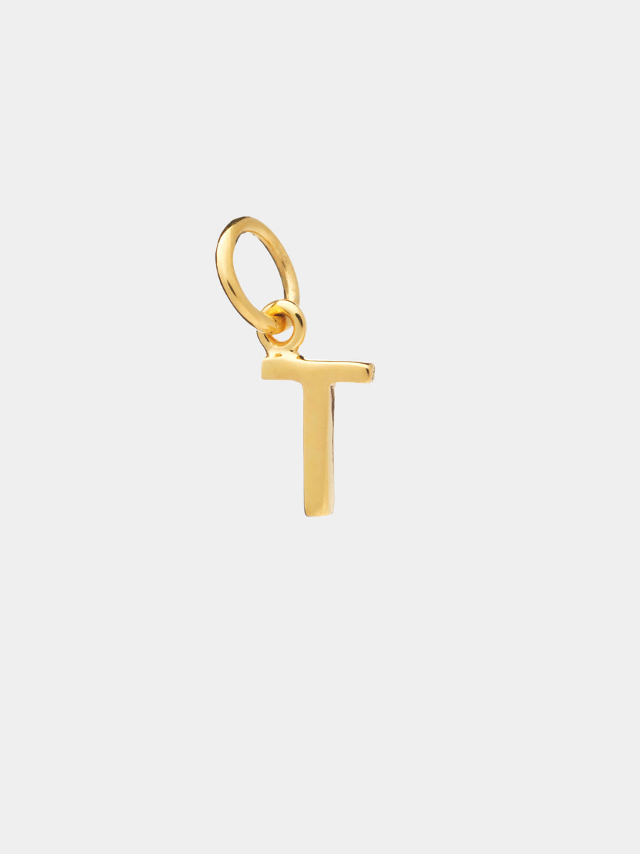 18k Gold Vermeil Initial Charm