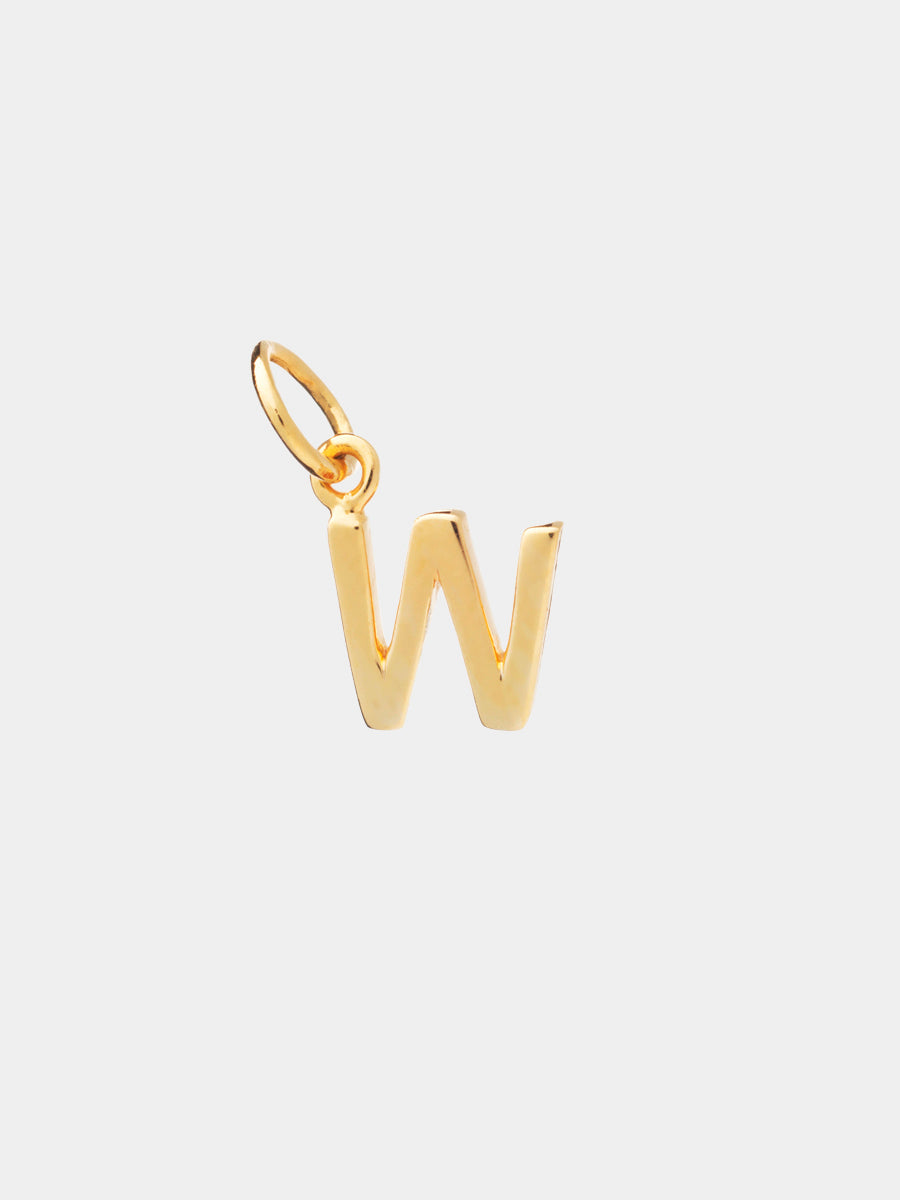 18k Gold Vermeil Initial Charm