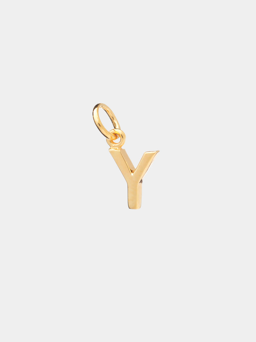 18k Gold Vermeil Initial Charm