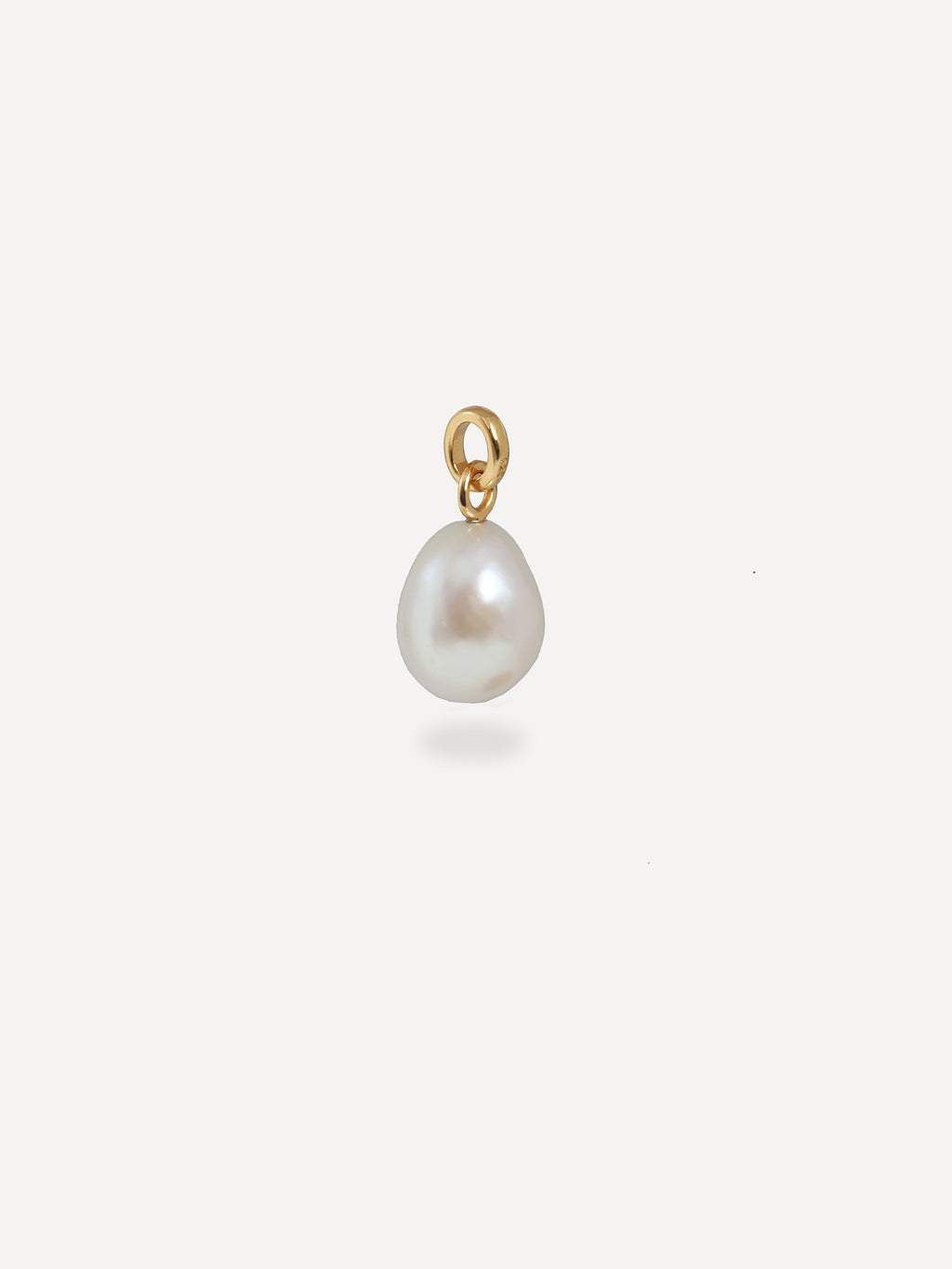 Gold Baroque Pearl Pendant