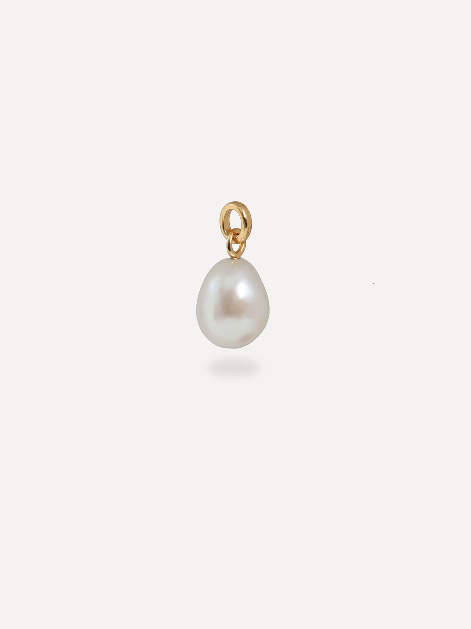 Gold Baroque Pearl Pendant