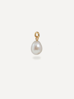Gold Baroque Pearl Pendant