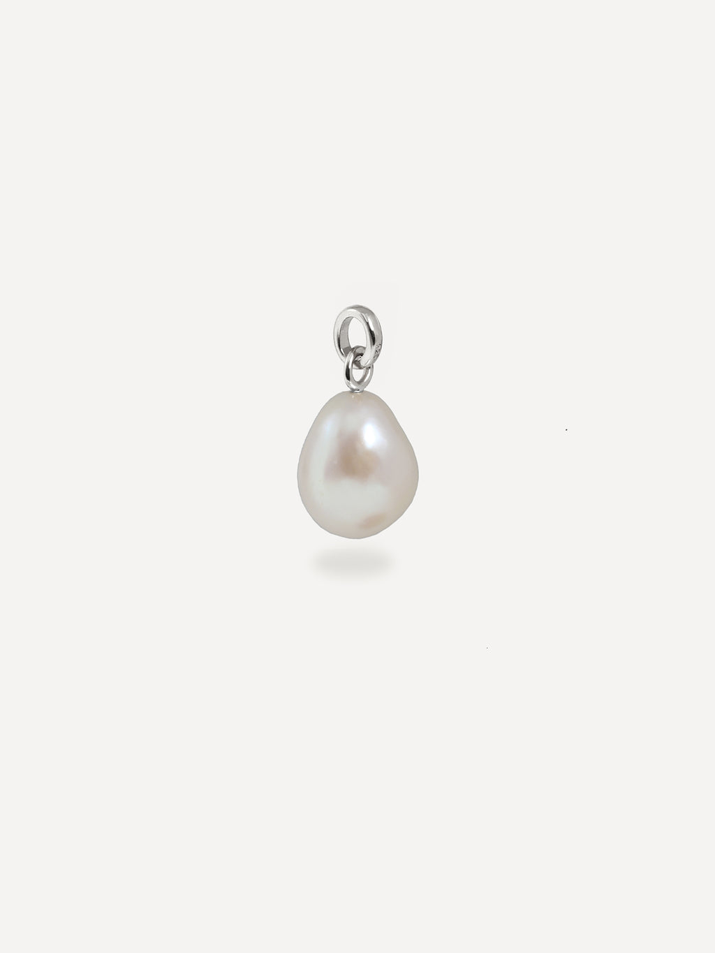 Silver Baroque Pearl Pendant