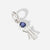 Birthstone Range 9K White Gold Mum or Woman with Connector and Tanzanite Gemstone - December