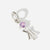 Birthstone Range Silver Mum or Woman with Connector and Brazilian Amethyst Gemstone - February