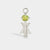 Birthstone Range Silver Mum or Woman with Connector and Peridot Gemstone - August